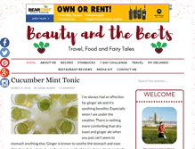 Tablet Screenshot of beautyandthebeets.com